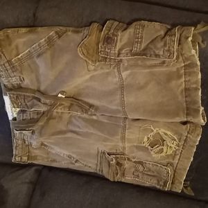 Abercrobie & fitch mens cargo shorts 36w